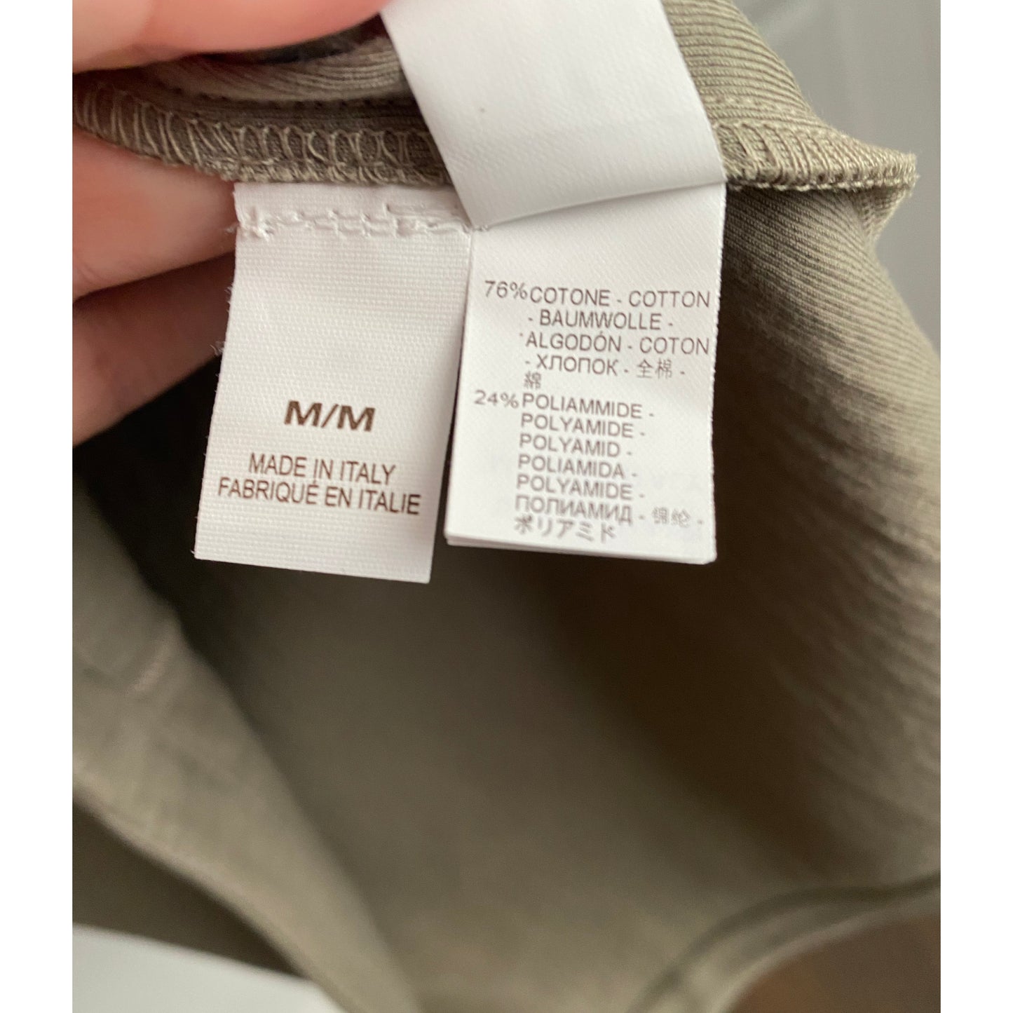 Robe sans manches en coton/polyamide taupe Brunello Cucinelli, taille moyenne