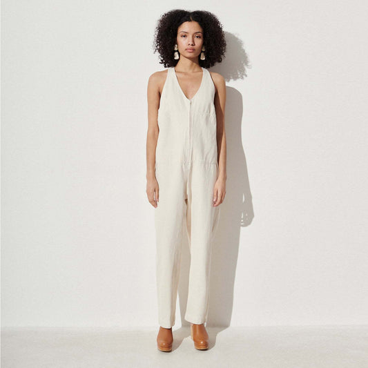 Rachel Comey "Buxton" Jumpsuit in Off-White, size 6
