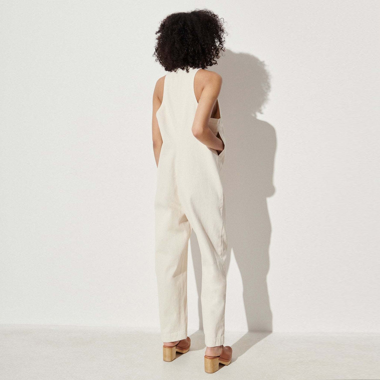 Rachel Comey "Buxton" Jumpsuit in "Natural", size 6