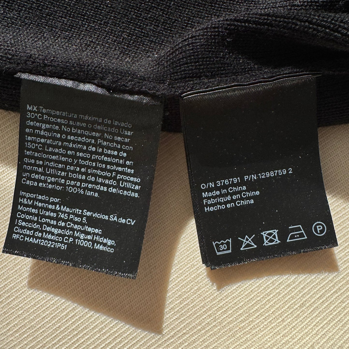 COS Sleeveless Wool Knit Dress in Black, size Medium