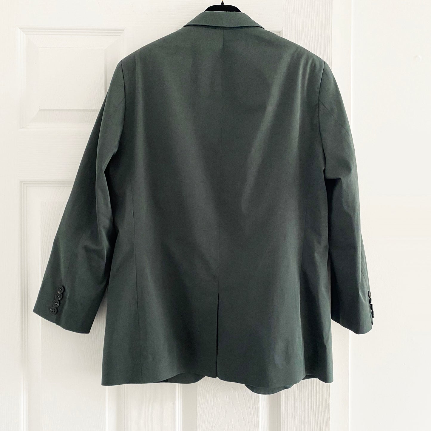 COS Green Boxy Cotton Blazer, size 38R