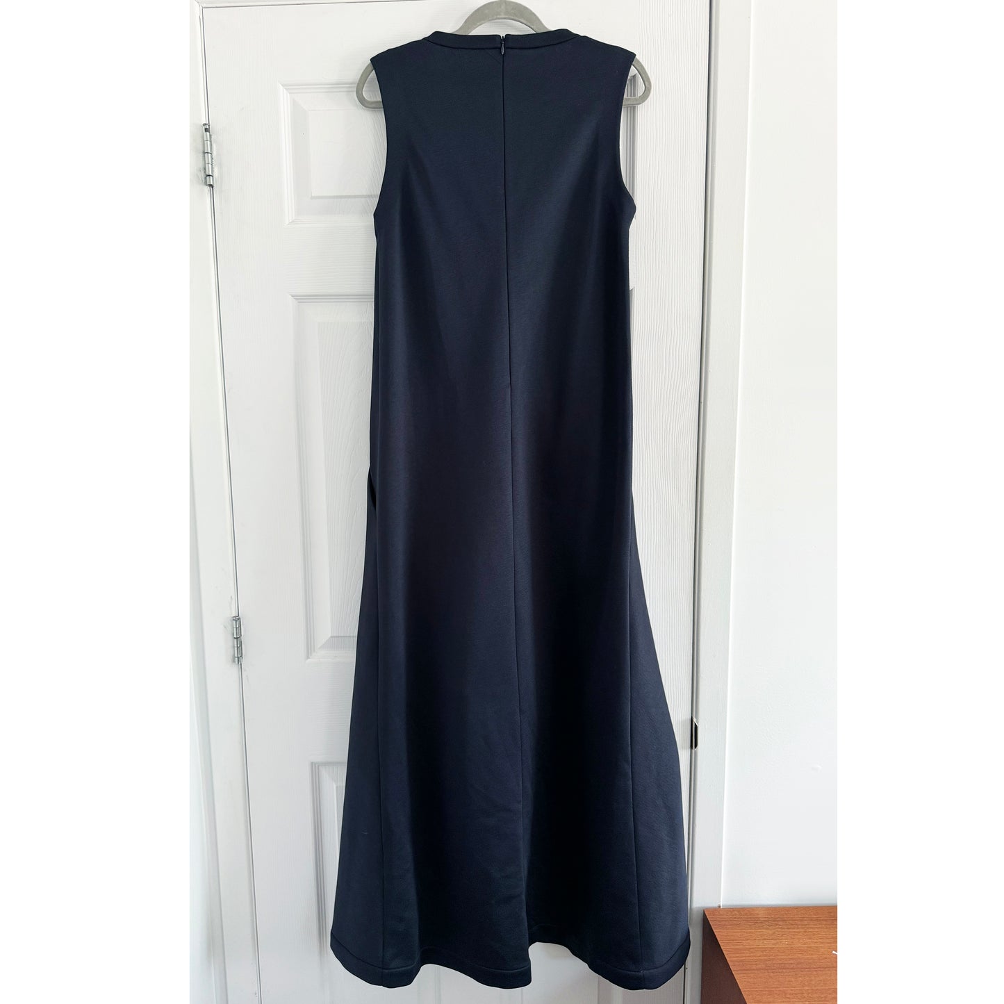 COS Scuba Hi/Low Hem Dress in Navy, size Small