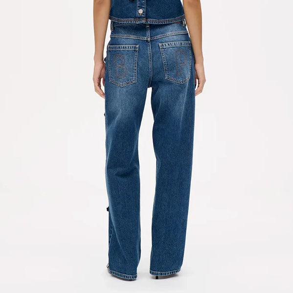 Baum und Pferdgarten "Narane" Flower Applique Jeans, size 36 (like 26/27 in jeans)