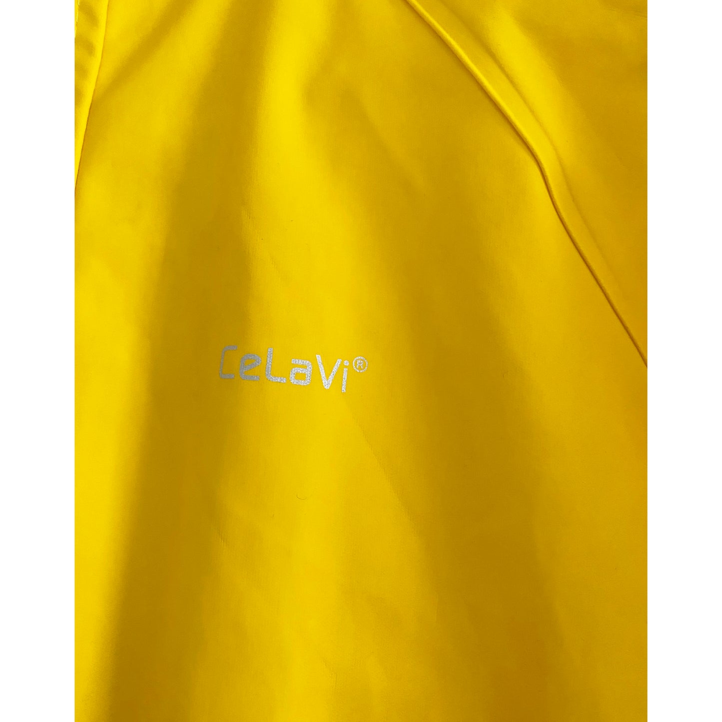 Celavi Yellow Rain Suit, size 110cm (5 years)