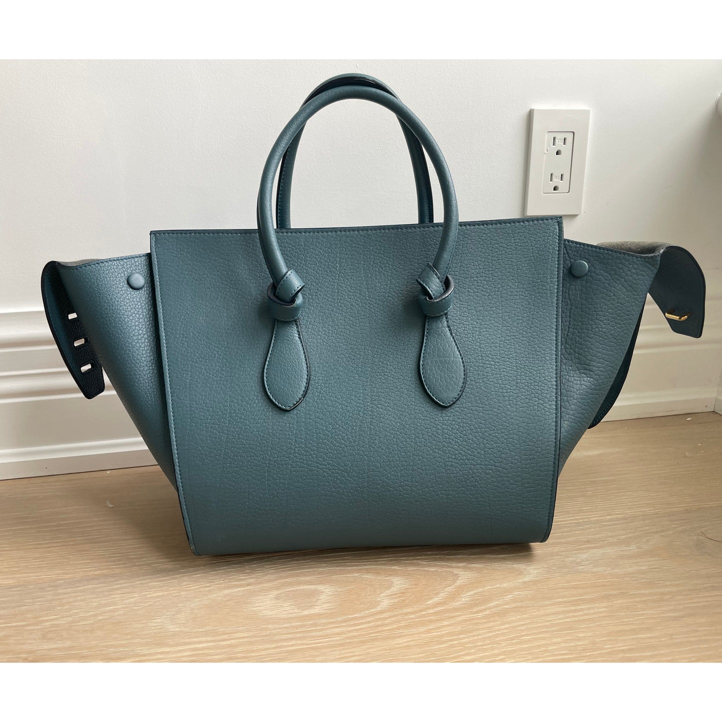 Celine Small Tie Knot Phantom Bag in "Denim"