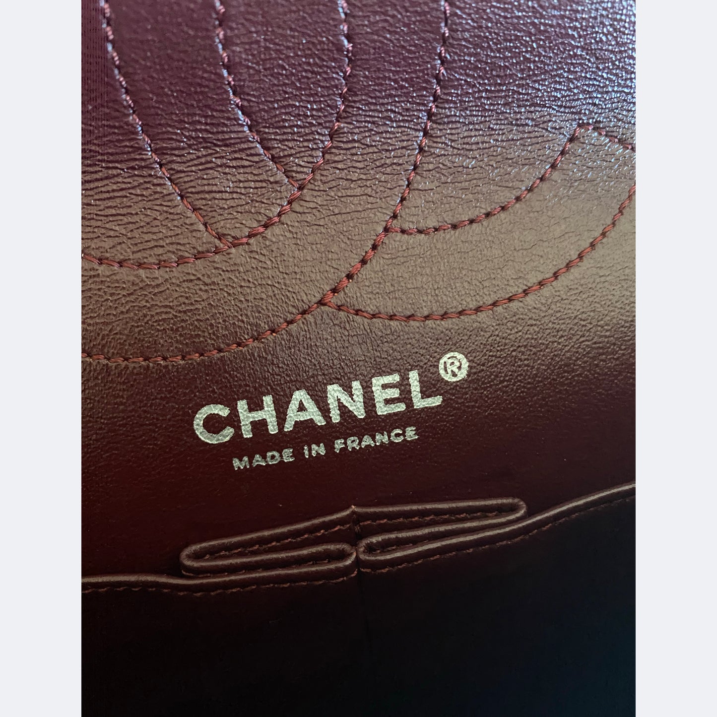 Chanel Black aged calfskin leather Re-issue 2.55 Bag