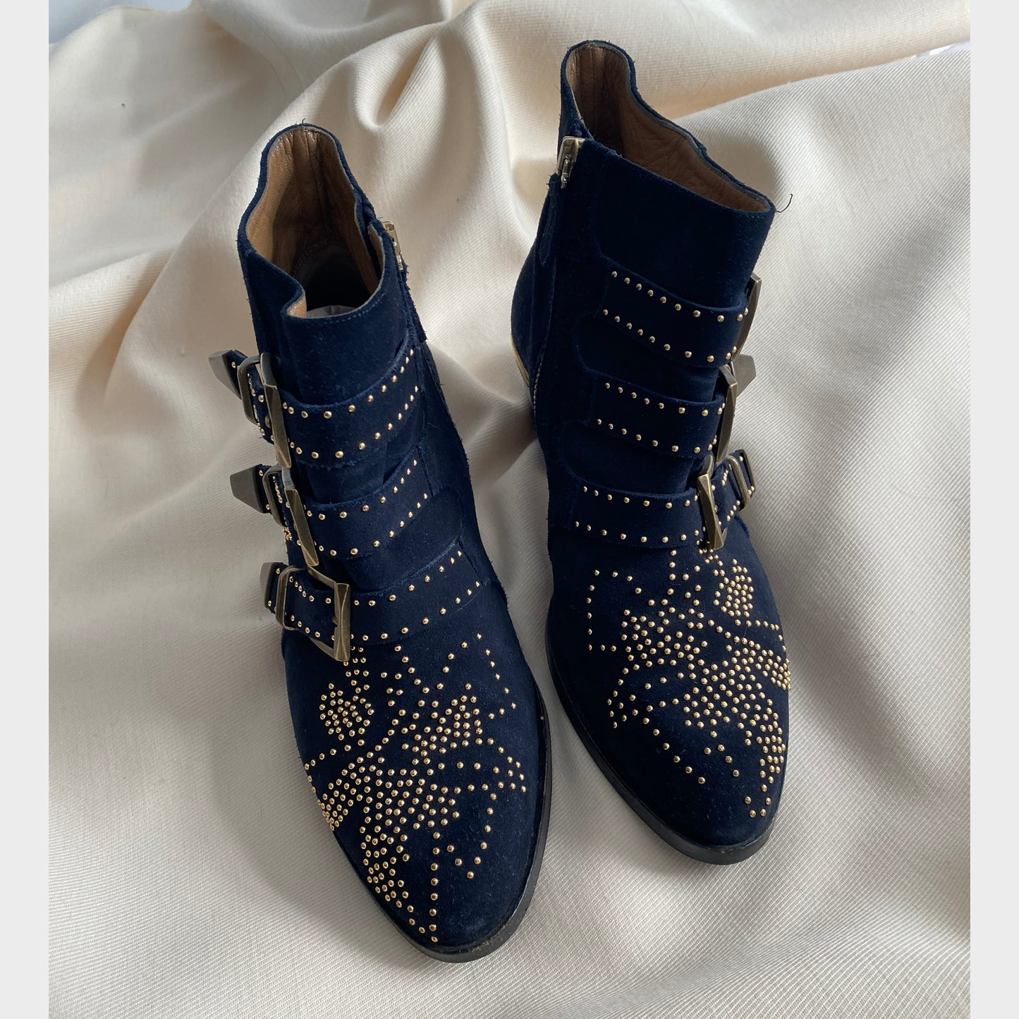 Chloe Susanna Boot in Navy Suede, size 37