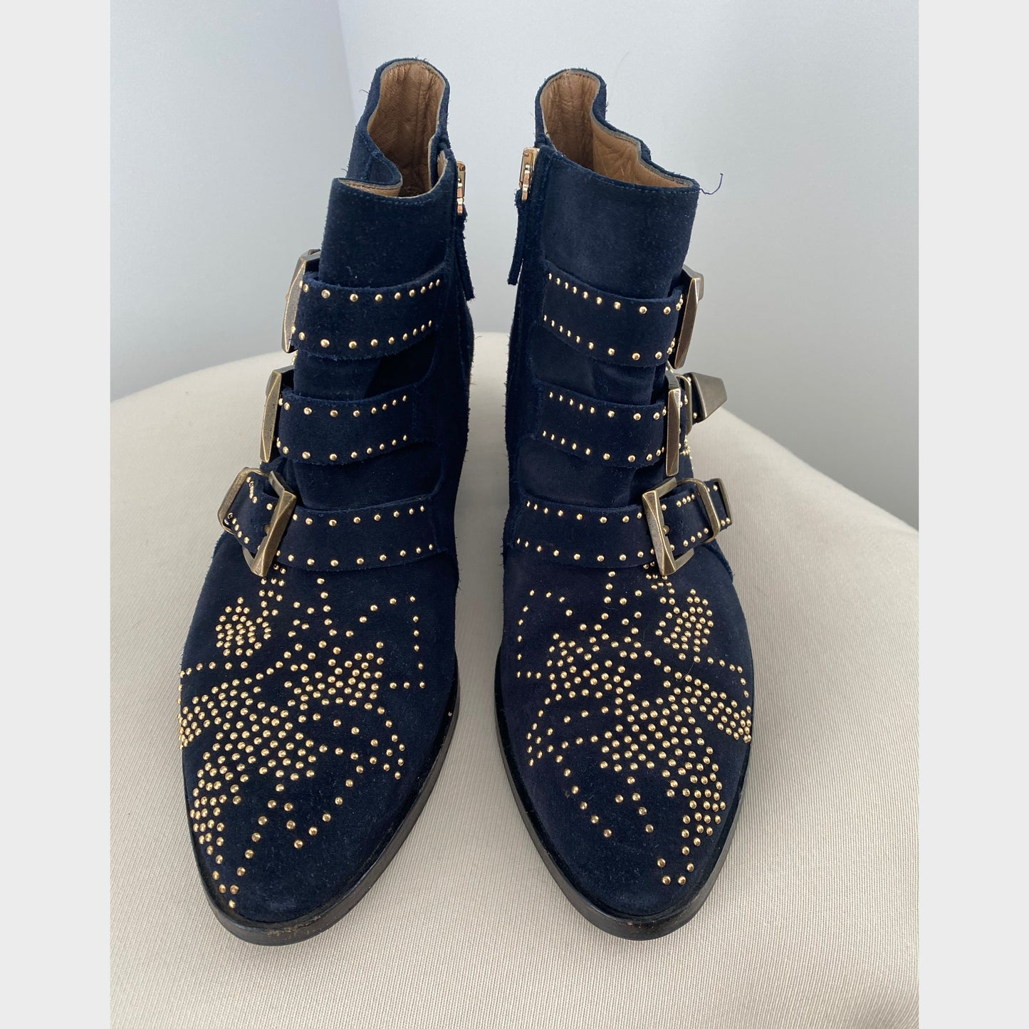 Chloe Susanna Boot in Navy Suede, size 37