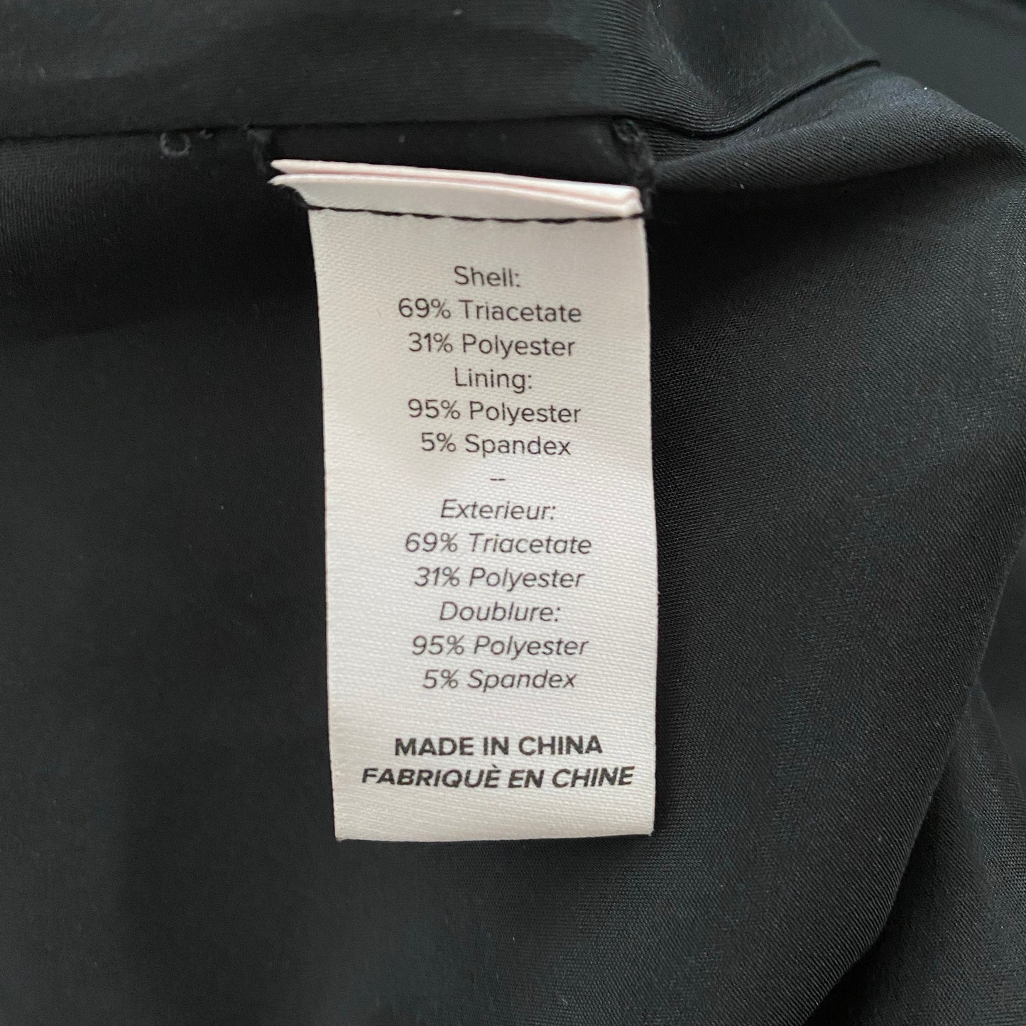 Cinq a Sept "Reiko" Black Crepe Dress with Topstitch detail, size 2