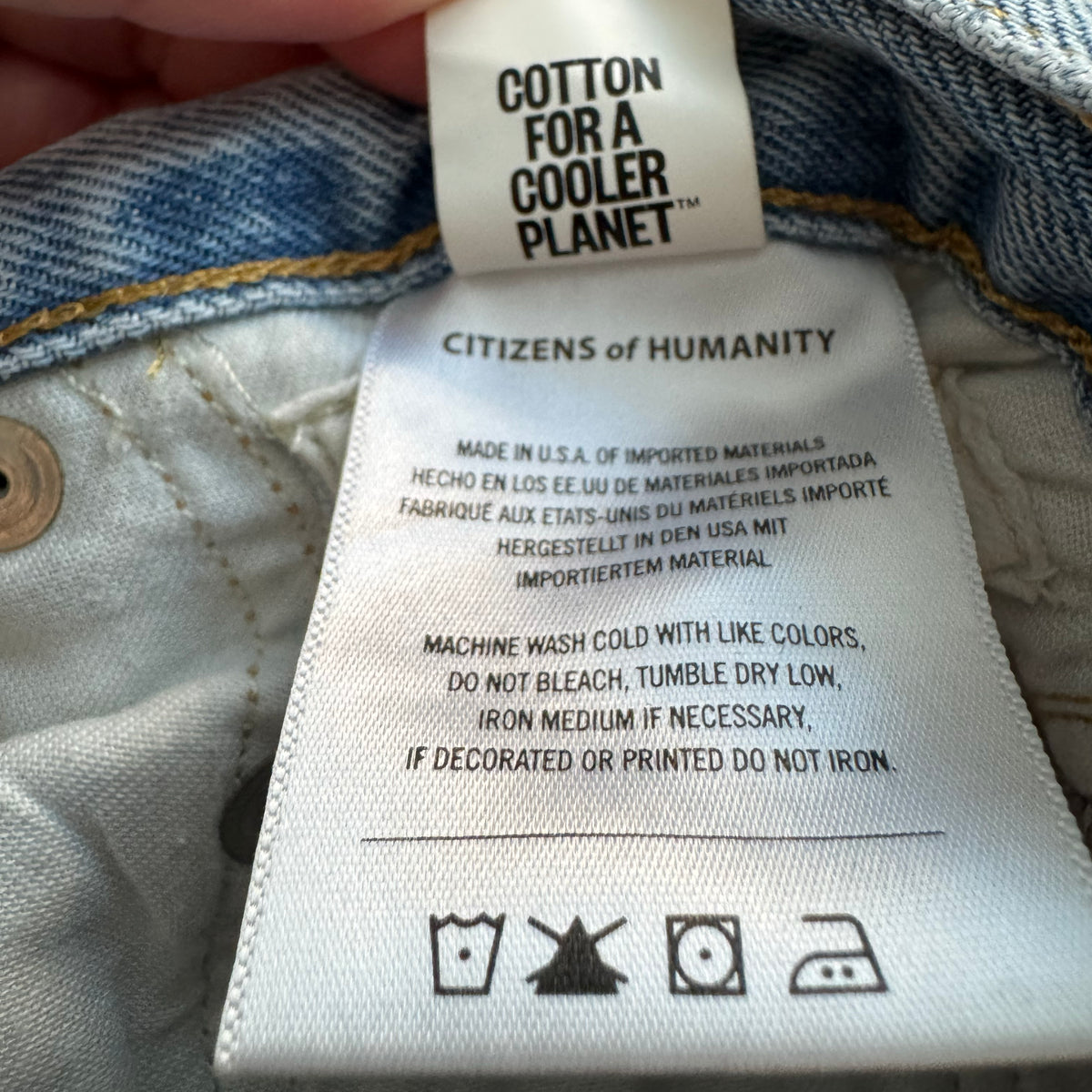 Citizens of Humanity "Gwendoline" Scrunch Jeans in "Dakota", size 26 ** HEMMED **