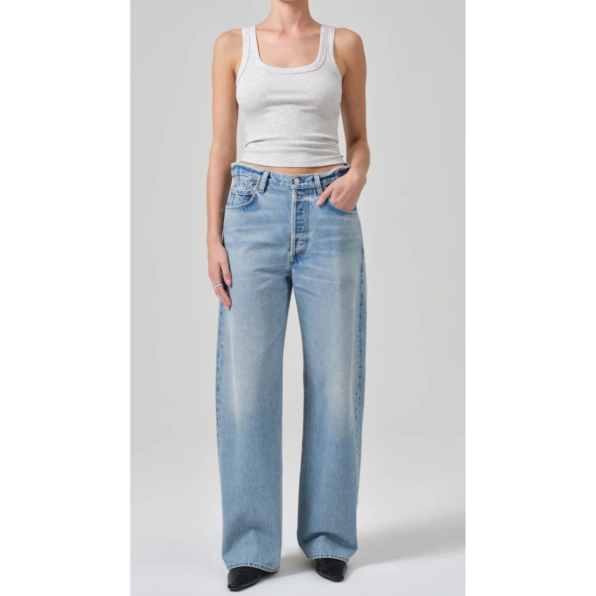 Citizens of Humanity "Gwendoline" Scrunch Jeans in "Dakota", size 26 ** HEMMED **