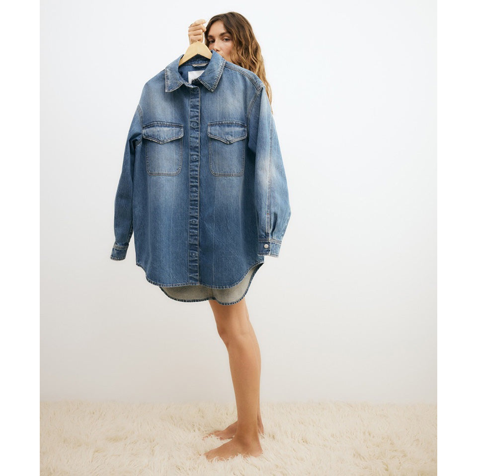 Closed Oversize Denim Shirt, size XXS (fits XS/S)