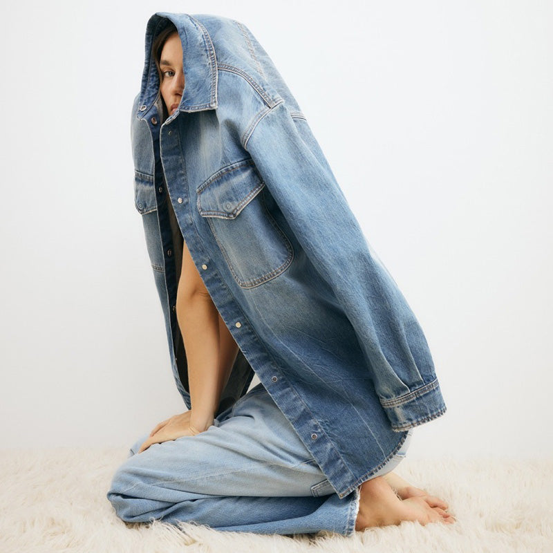 Closed Oversize Denim Shirt, size XXS (fits XS/S)