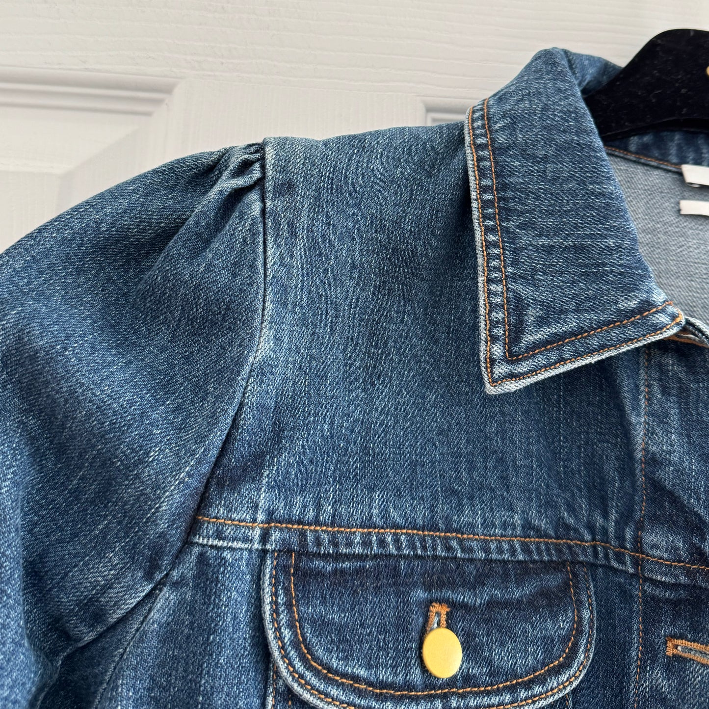 CO Denim Jacket, size Large (fits a slim size Medium)