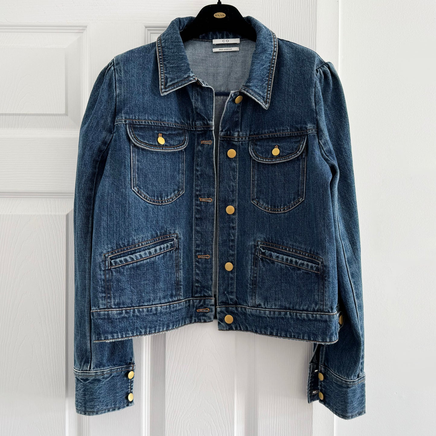 CO Denim Jacket, size Large (fits a slim size Medium)