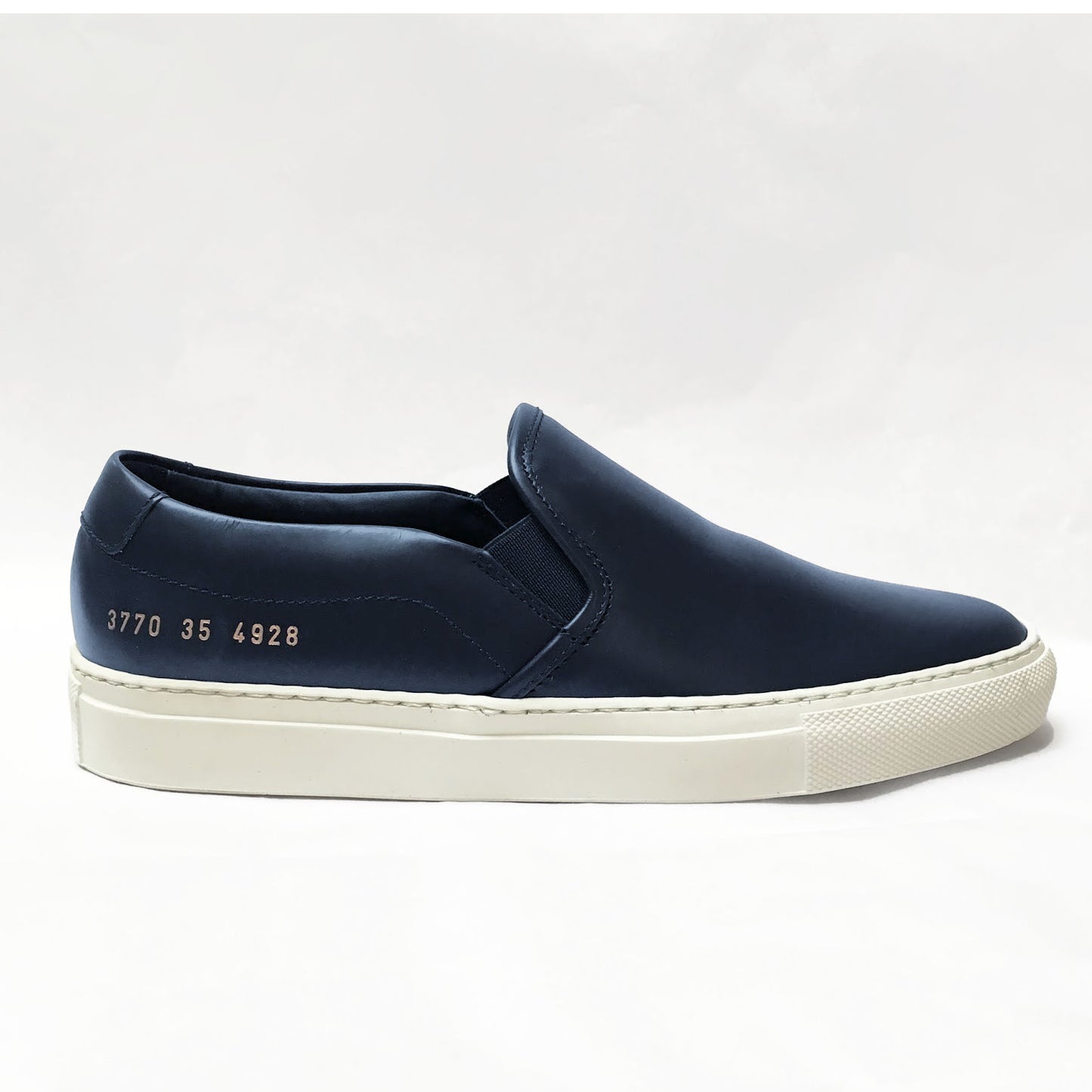 Common Projects Navy Slip on Sneakers, size 37 (fits like a size 8)