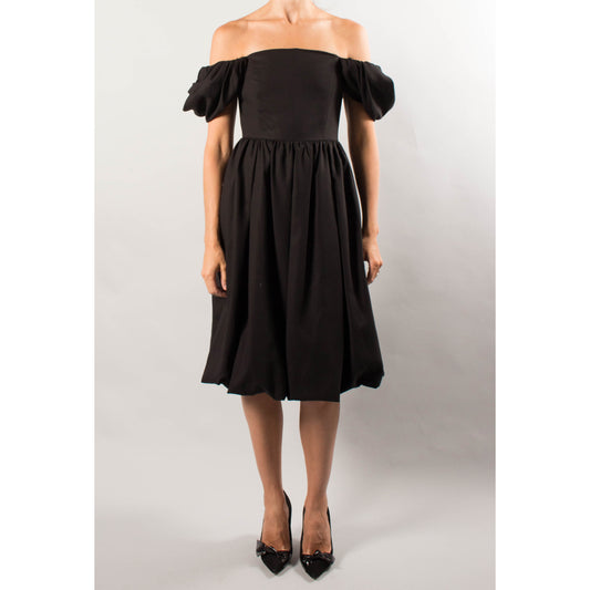 CO Off-the-Shoulder Dress in Black, size Large (fits like size Medium)
