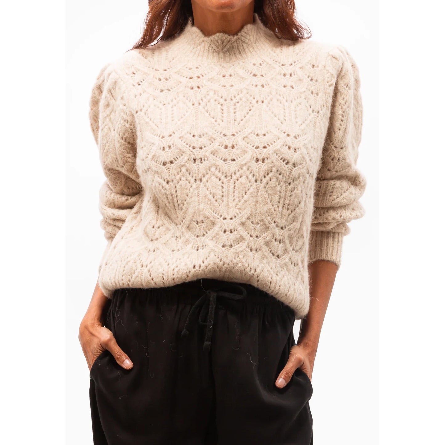 Isabel Marant Etoile "Galini" Sweater in Light Beige, size 36