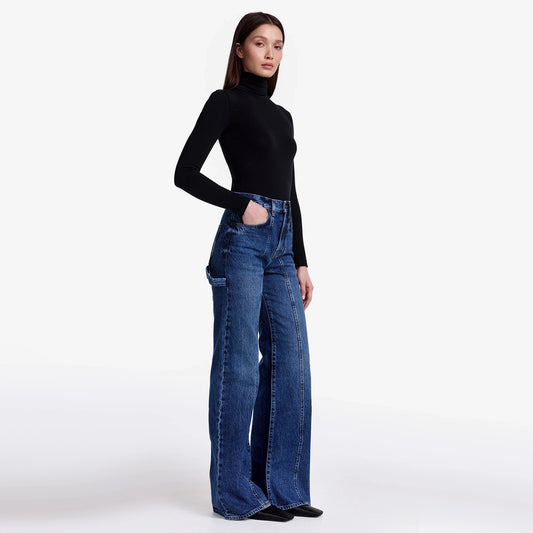 Smythe "Dove" Carpenter Jeans in Vintage Mid Blue, size 30