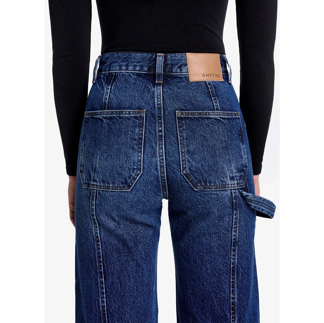 Smythe "Dove" Carpenter Jeans in Vintage Mid Blue, size 30