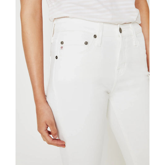 AG "Ex-Boyfriend Slim" Slouchy Jeans in White, size 25