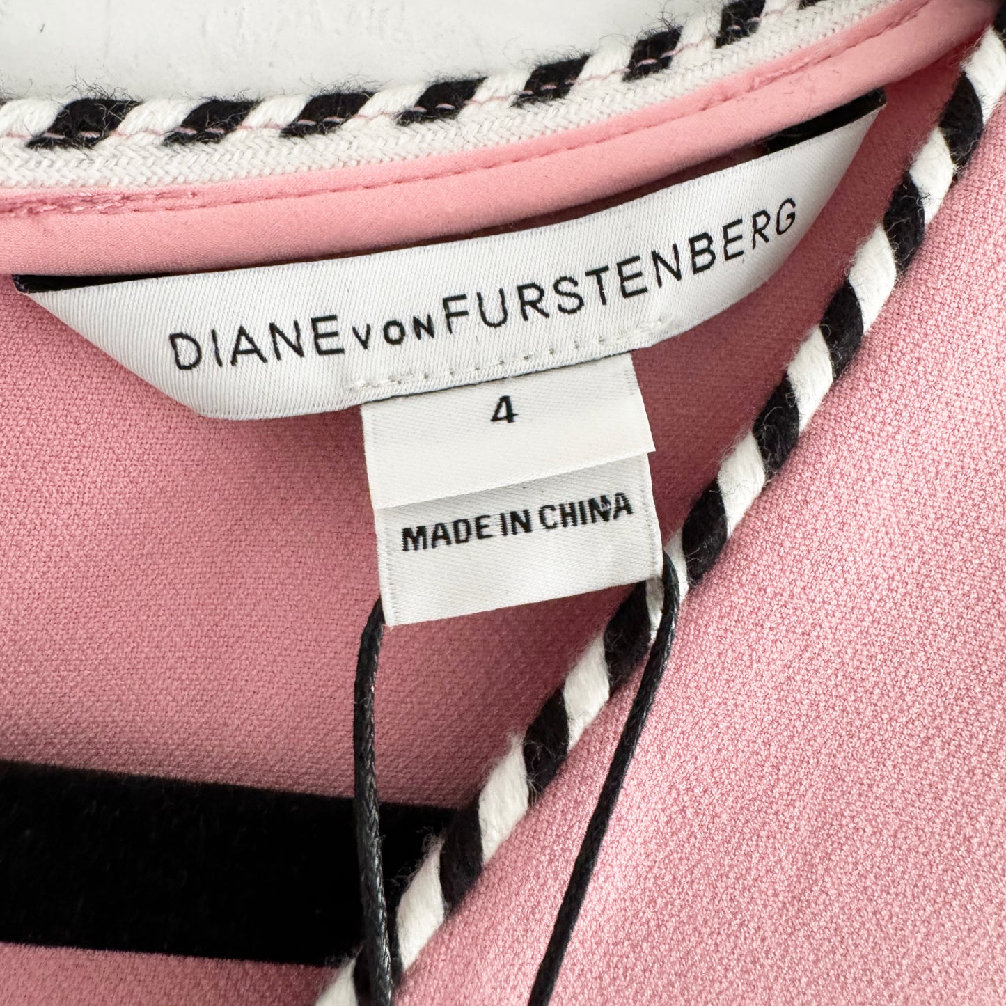 Diane Von Furstenberg "Leelou" Dress in Pink, size 4