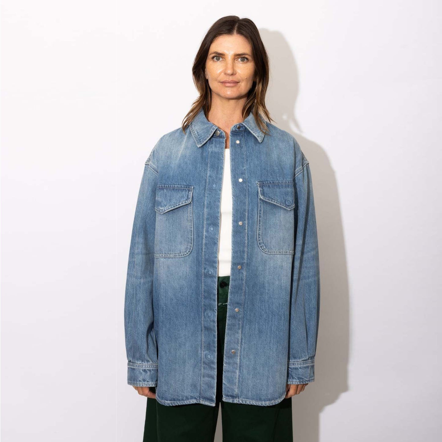 Closed Oversize Denim Shirt, size XXS (fits XS/S)