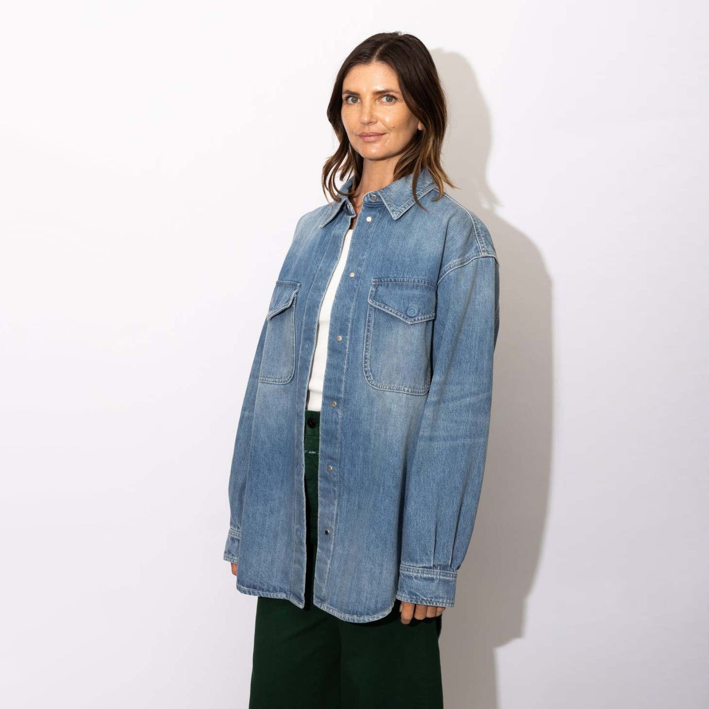 Closed Oversize Denim Shirt, size XXS (fits XS/S)