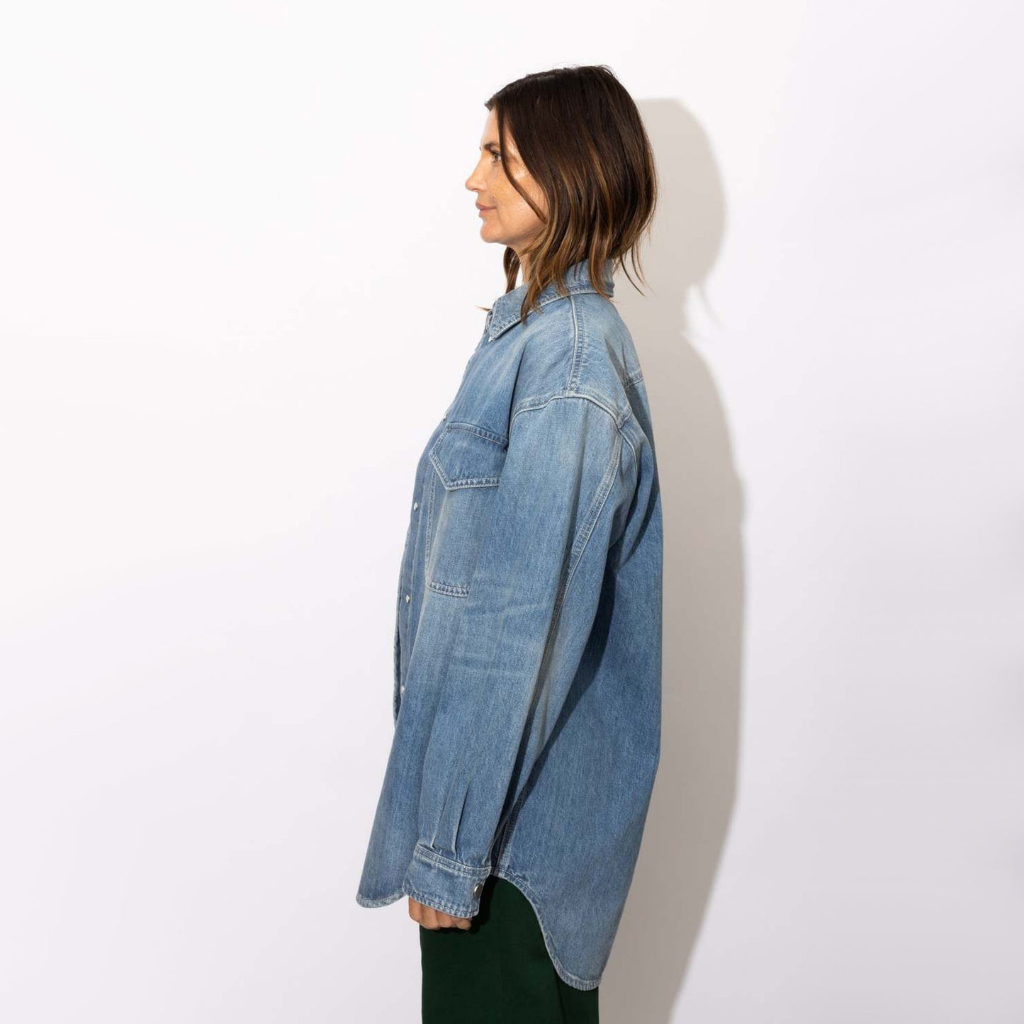 Closed Oversize Denim Shirt, size XXS (fits XS/S)