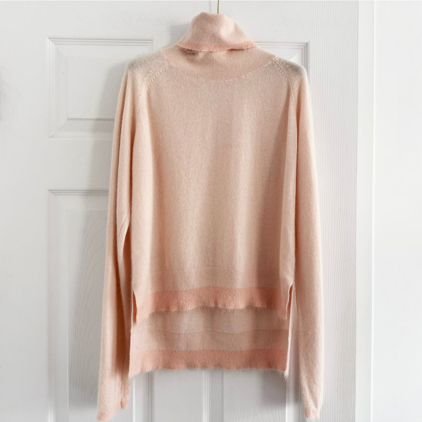 10 Crosby Derek Lam Turtleneck in Light Pink, size Small