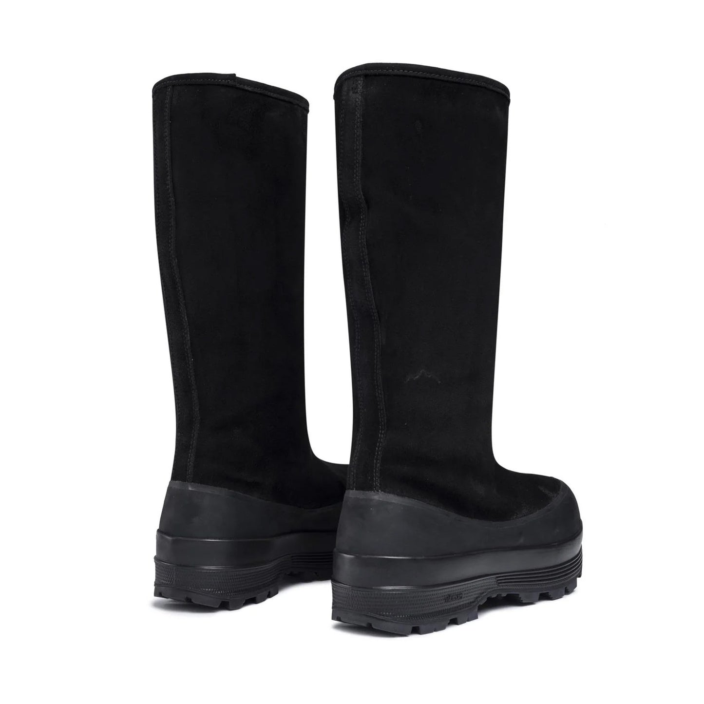 Diemme "Alta Badia" Shearling Lined Boot in Black Suede, size 38