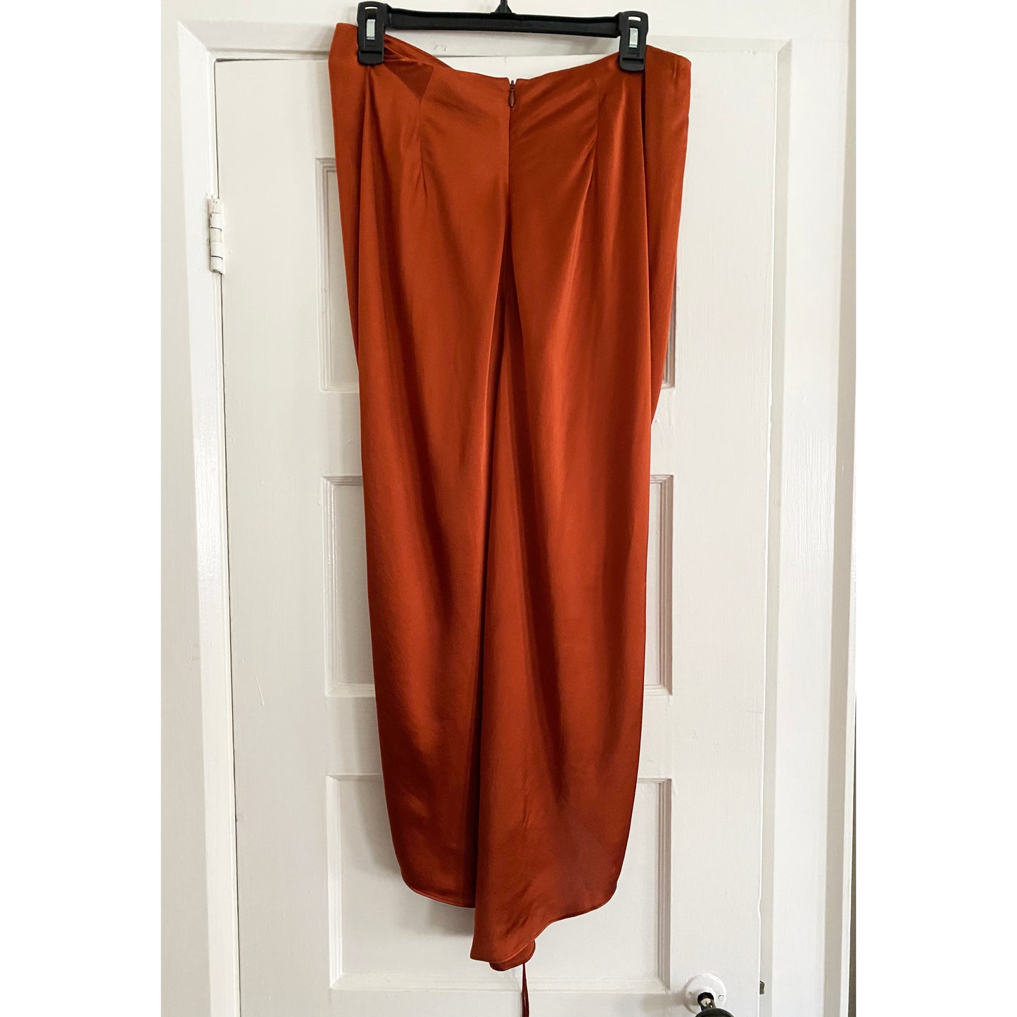 Dion Lee Gathered Front Satin Skirt, size 12AUS/size 8US