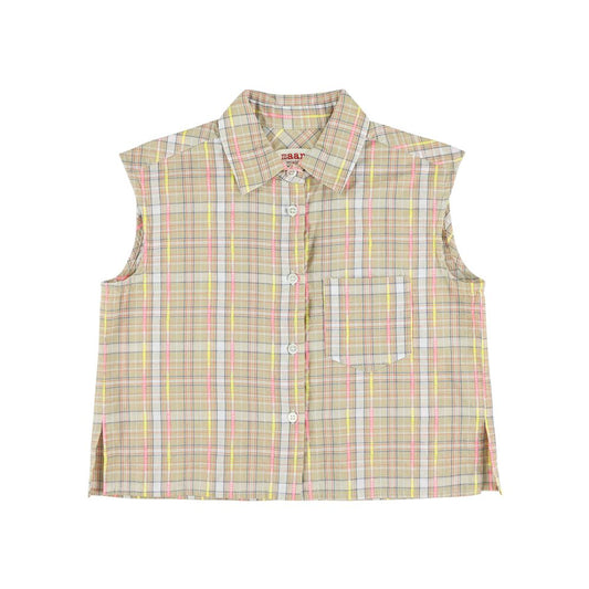 MAAN KIDS "Camden" Plaid Top, size 10 years