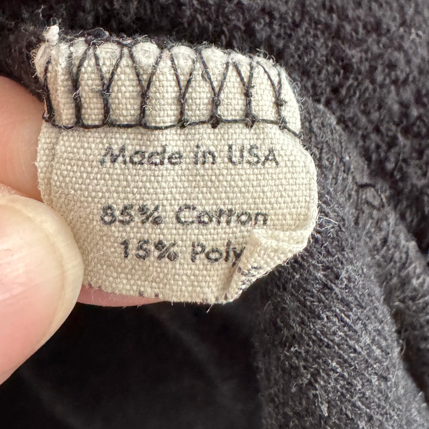 Donni Striped Velour Top in Black and Ivory, size Medium (fits S/M)