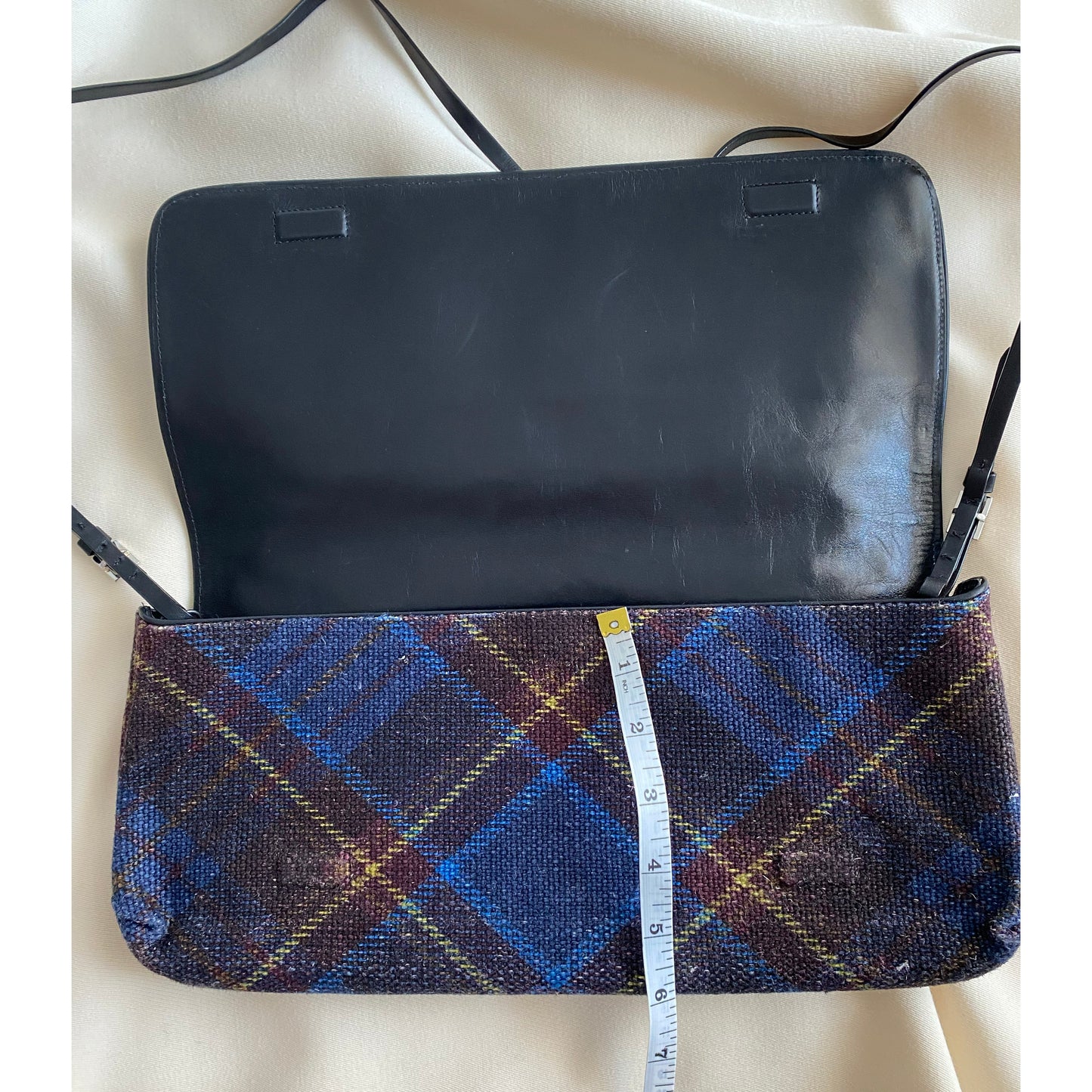 Dries Van Noten Plaid Crossbody/Clutch