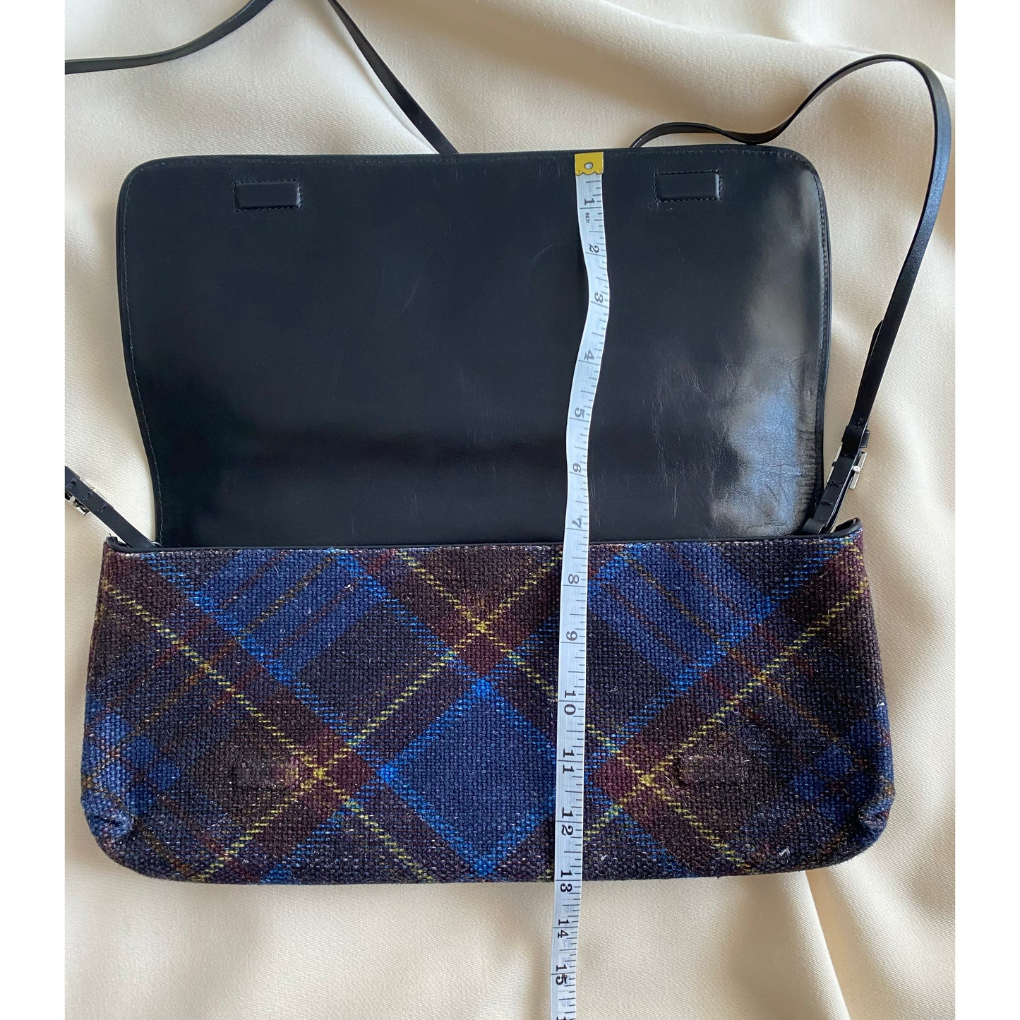 Dries Van Noten Plaid Crossbody/Clutch