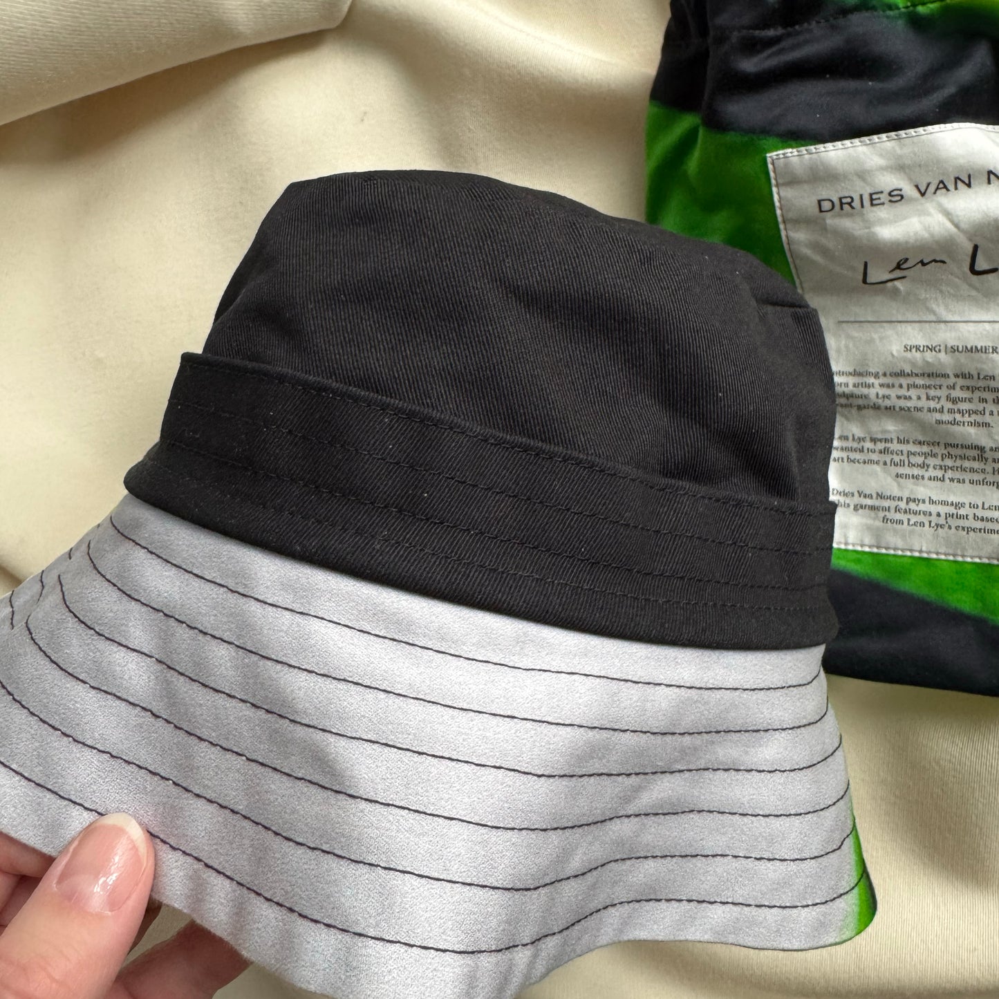 Dries Van Noten x Len Lye Bucket Hat, size XS/S (fits womens medium?)