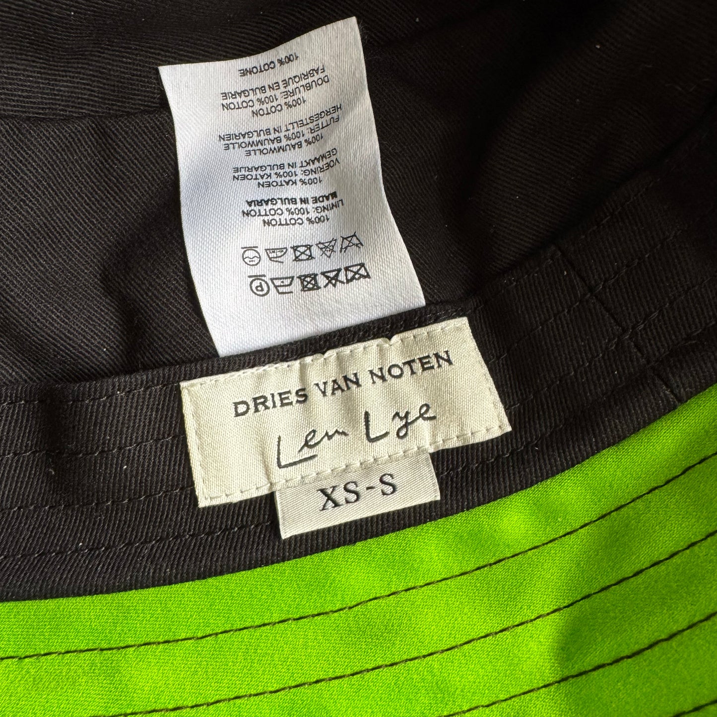 Dries Van Noten x Len Lye Bucket Hat, size XS/S (fits womens medium?)