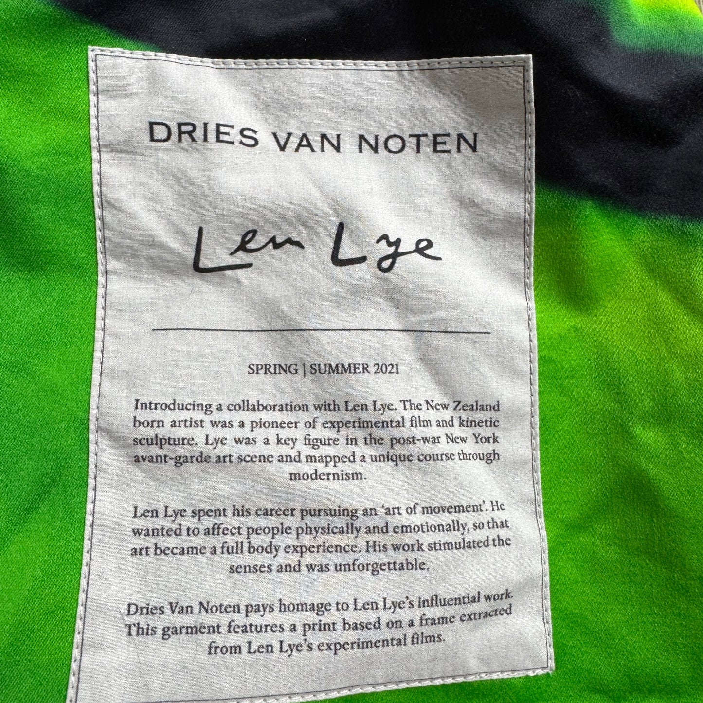 Dries Van Noten x Len Lye Bucket Hat, size XS/S (fits womens medium?)