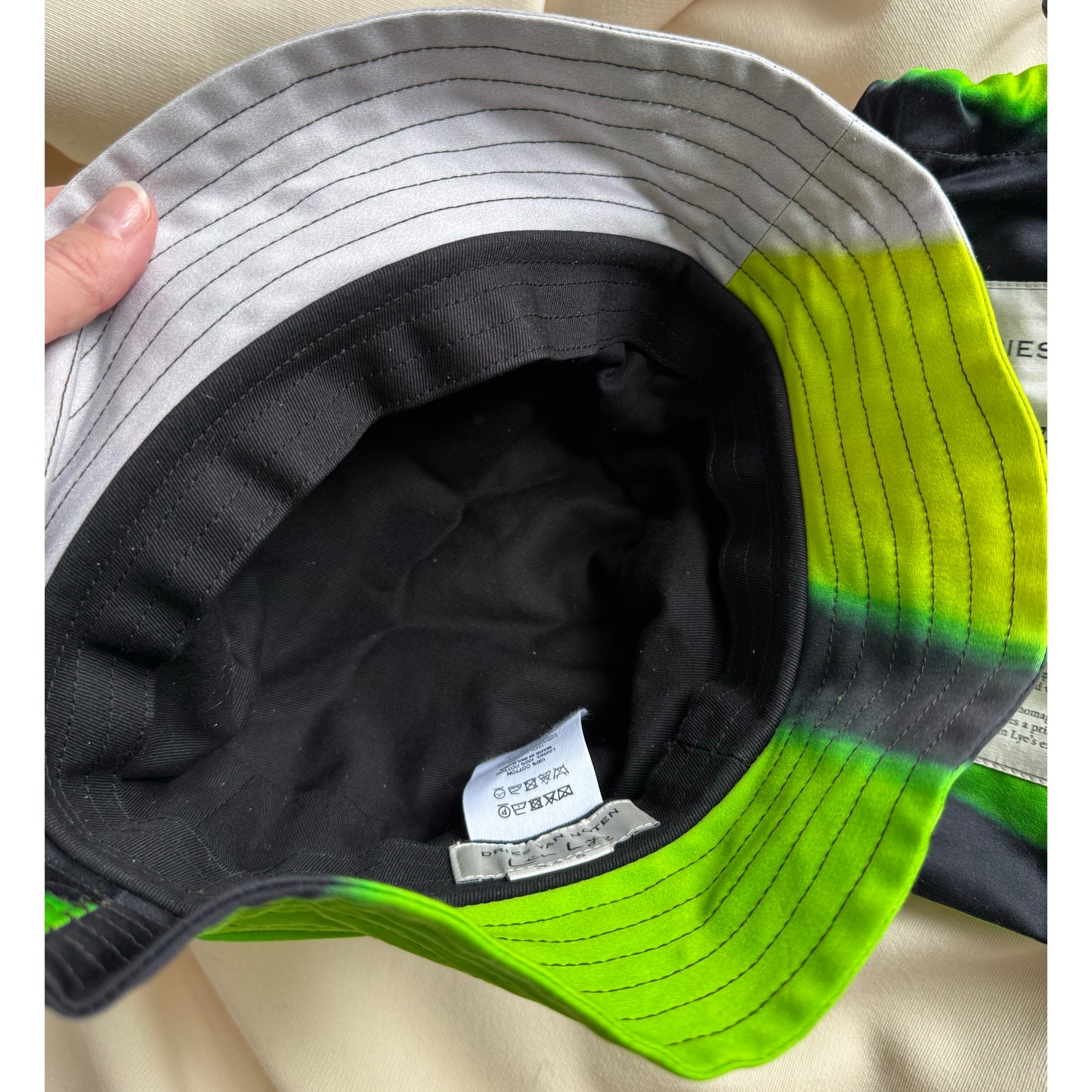 Dries Van Noten x Len Lye Bucket Hat, size XS/S (fits womens medium?)