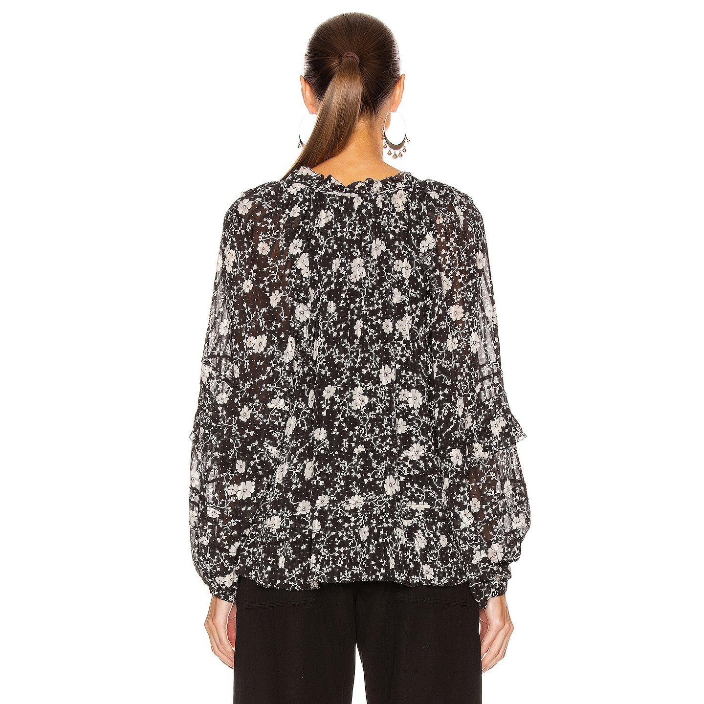 Isabel Marant Etoile "Eyden" Floral Top, size 34 (fits XS/S)