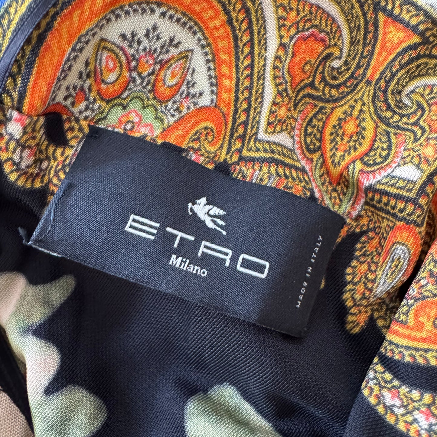 Etro Printed Jersey Maxi Dress, size 42IT (fits like US 4)