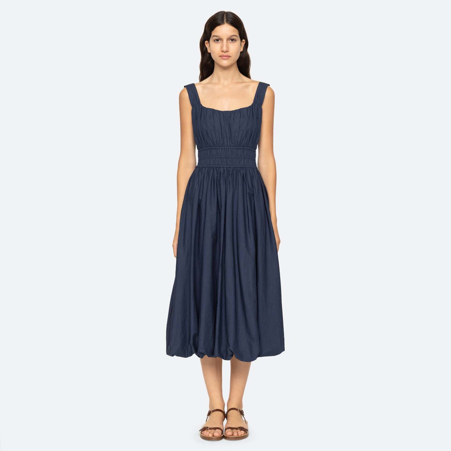 Sea New York "Emmet" Midi Dress in Navy, size XL (fits size large ish)