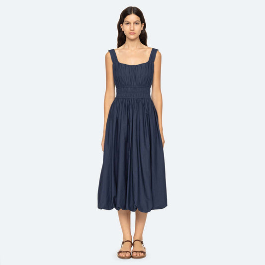 Sea New York "Emmet" Midi Dress in Navy, size XL (fits size large ish)