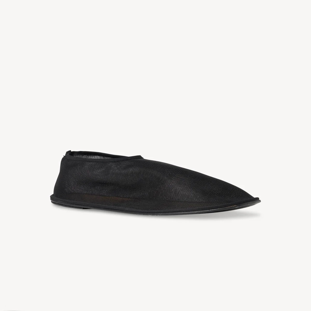 The Row Sock Flats in Black, size 38