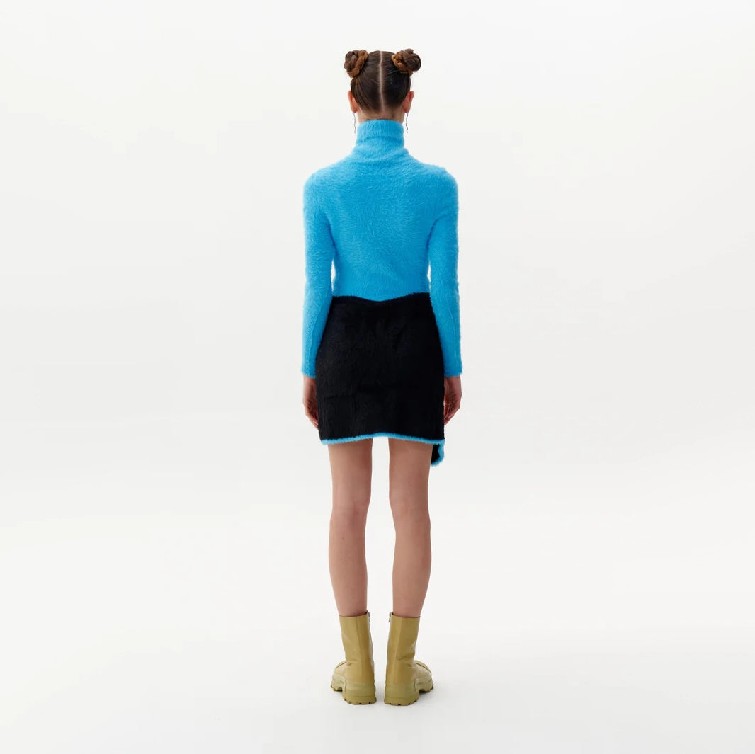 PH5 "Elara" Knit Turtleneck in Blue, size Small