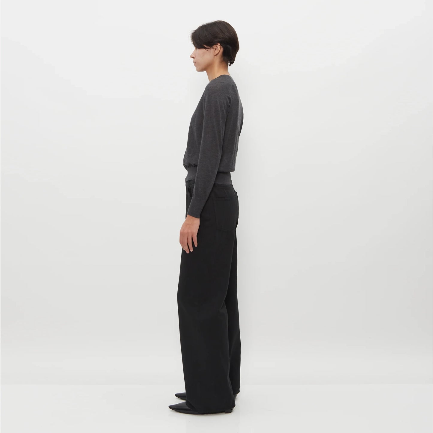 The Row "Eglitta" Jeans in Black, size 0