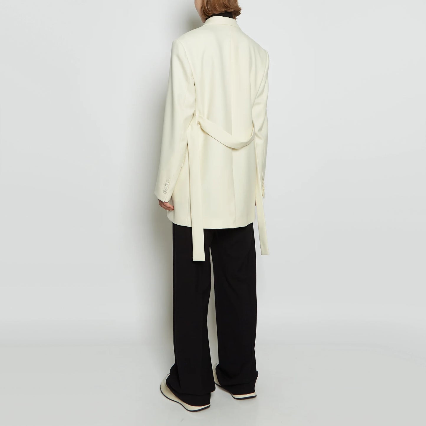 Dries Van Noten "Bomeos" Blazer in Ivory, size Large