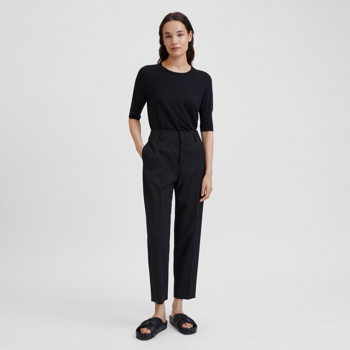 Filippa K "Karlie" Trousers in Black, size 42 (fits like 10/12)