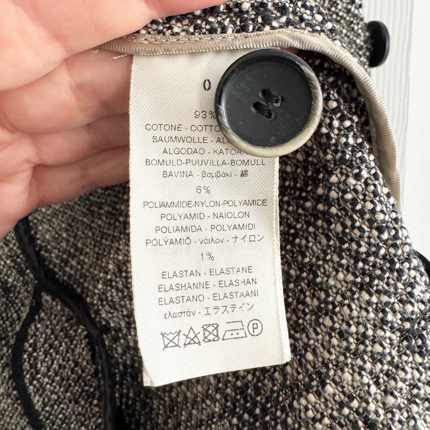 Forte.Forte "Il Tweed" Knit Cotton Blazer, size "0" (size XS)